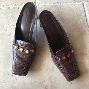 Franco Sarto size 5 1/2 Brown Heel